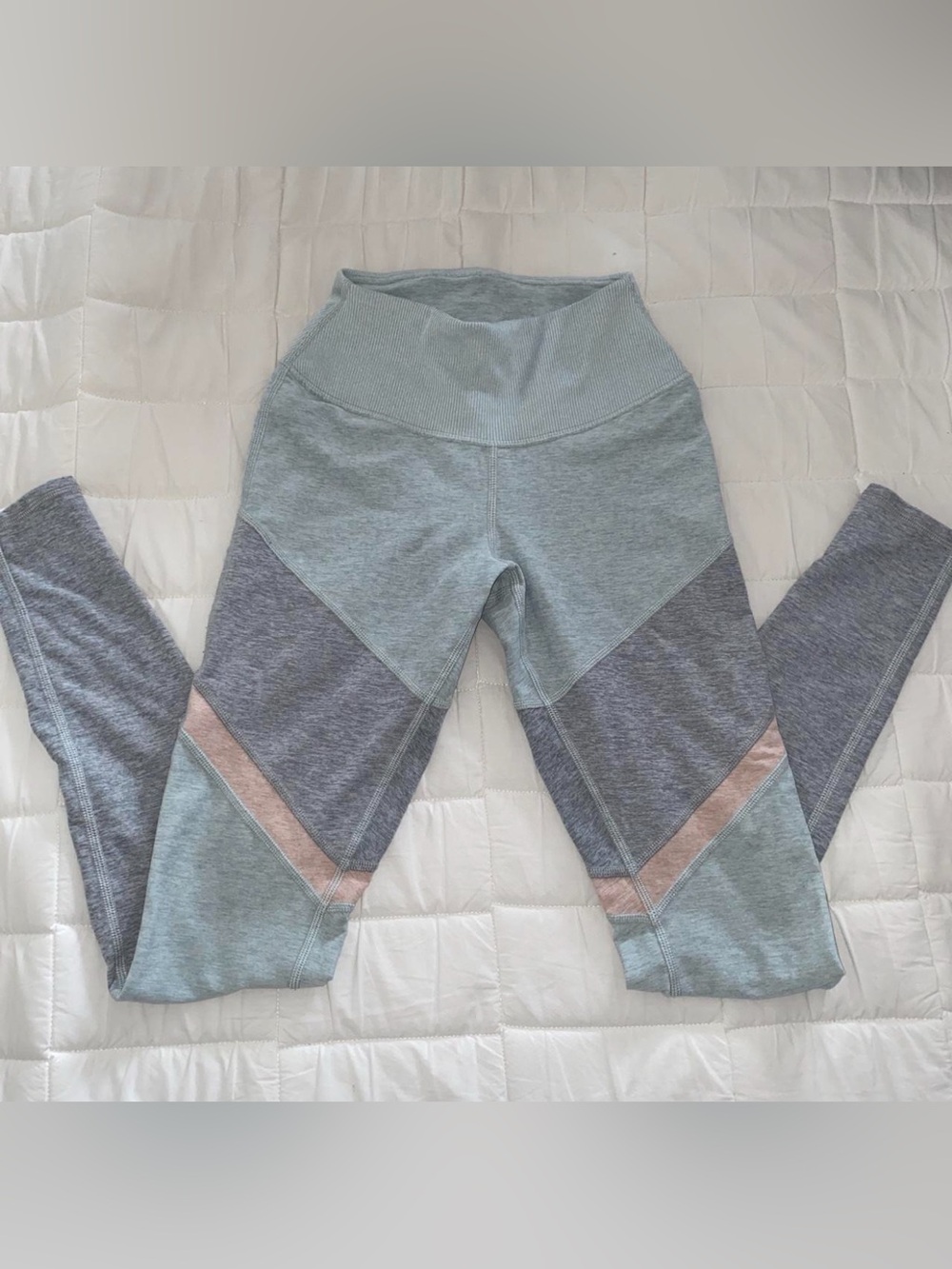 Alo Yoga High Waist Alosoft Sheila Legging Cloud Heather/Nectar Heather/Zinc Hea